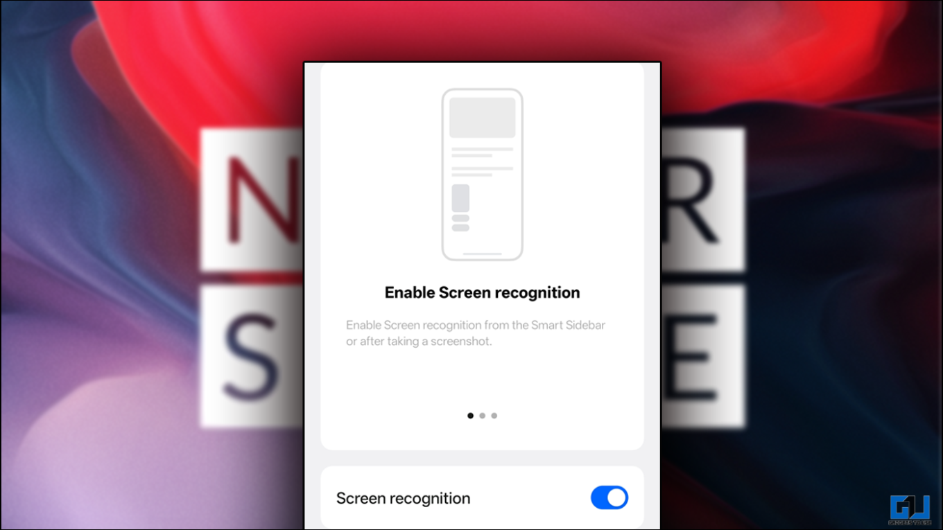 How to Enable & Use Screen Recognition Feature on OnePlus, Oppo Phones